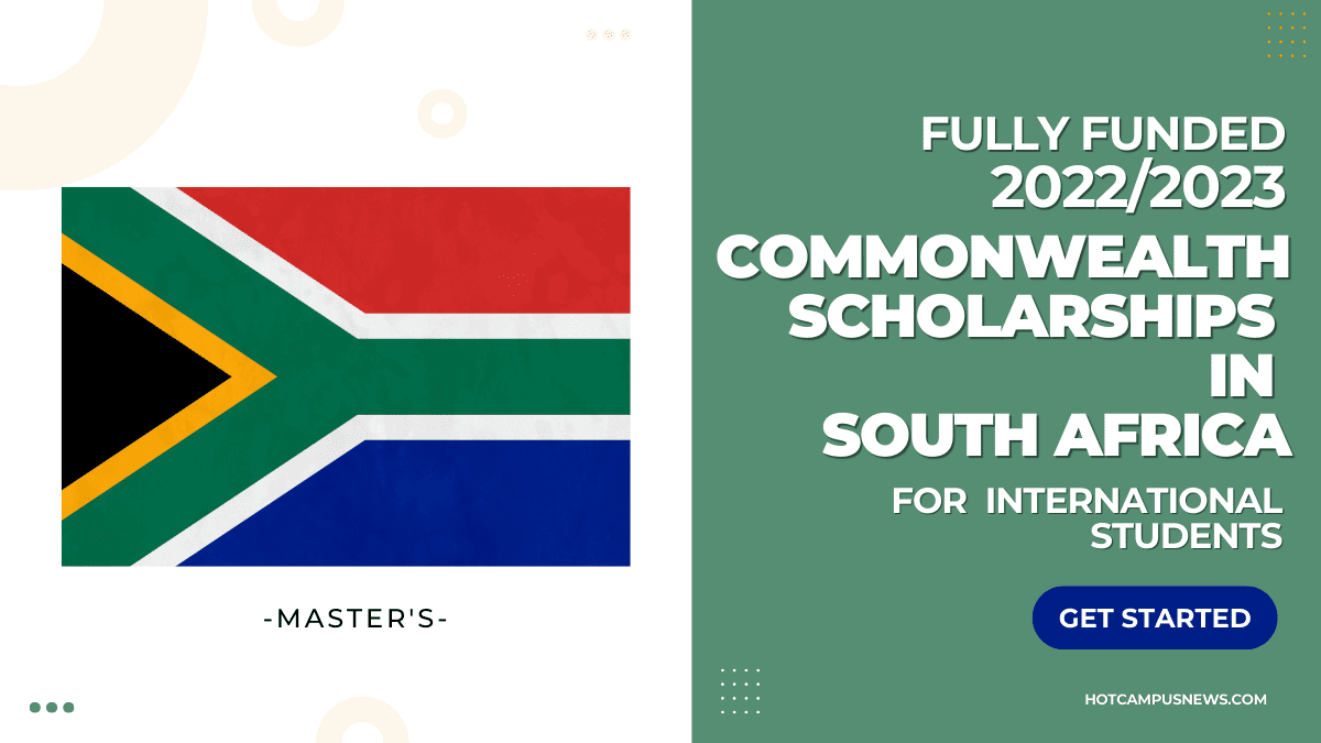 Commonwealth Scholarships in South Africa For International Students