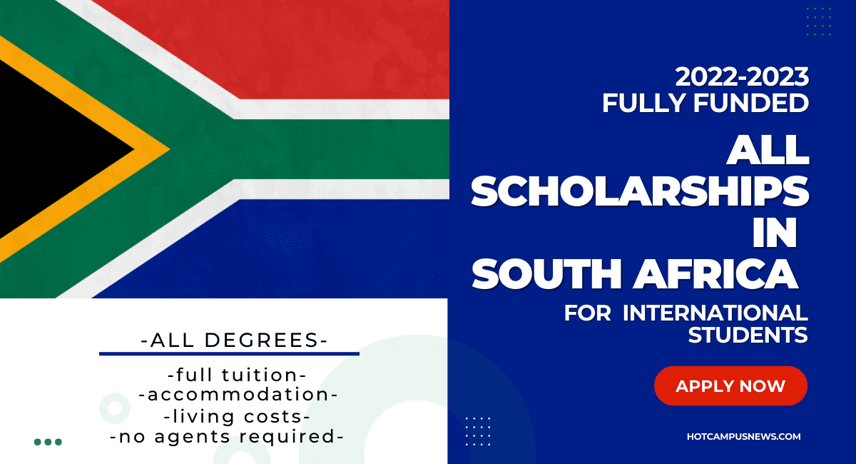 10 Fully-Funded Scholarships in South Africa for International Students