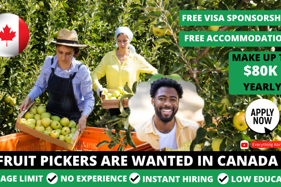 Fruit Picking Jobs In Canada With Visa Sponsorship For Foreign Workers
